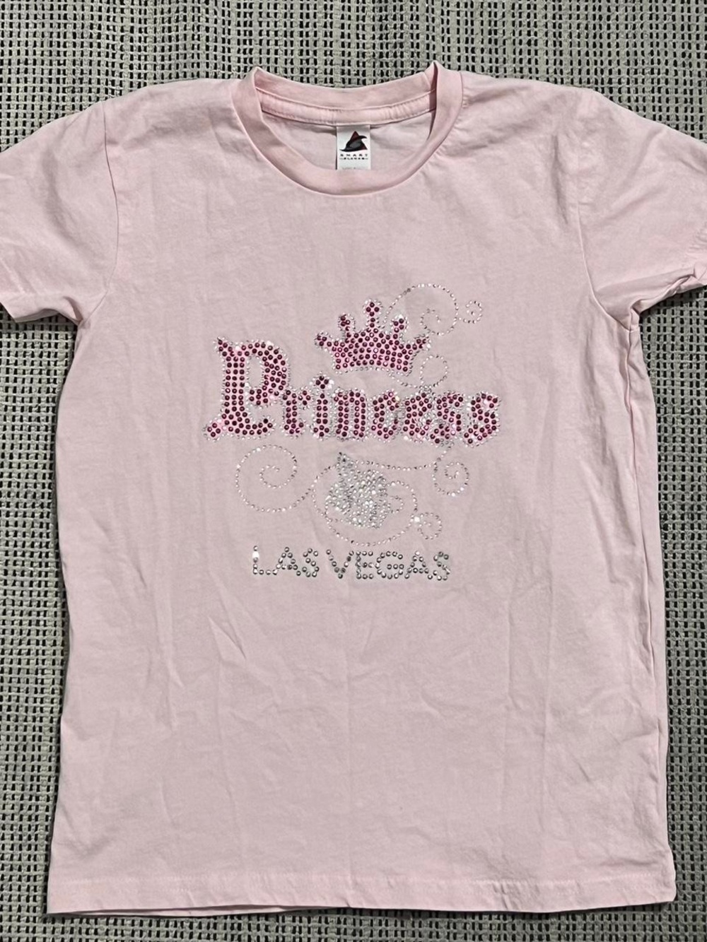 Pink Princess Rhinestone Tee - Kids